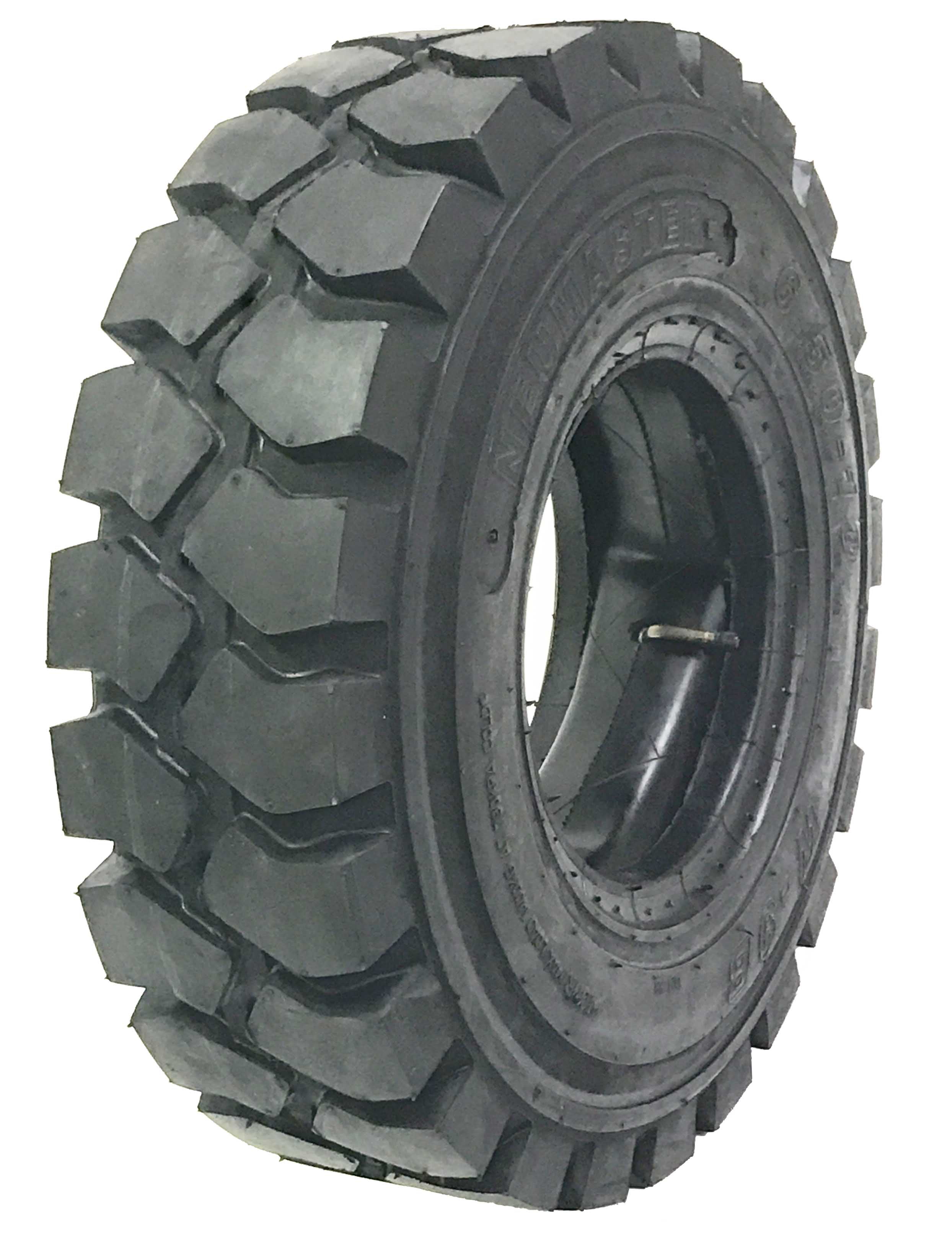 One New Zeemax Heavy Duty 5.00-8 /10TT Forklift Tire w/Tube & Flap Rim Guard 