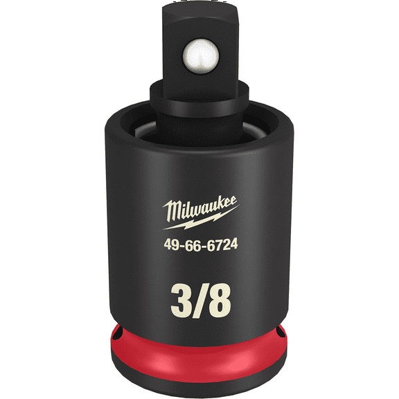 Pack of 1, Milwaukee 49-66-6724 Shockwave Impact Duty Universal Joint 3/8" Drive