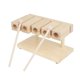 thumbnail image 1 of Instrumento de percusión Irfora Bloque de ritmo de madera Bloque de percusión de madera Material de arce macizo Instrumento de percusión musical de 5 tonos con mazo para yoga Educación preescolar Irfora Instrumento de percusión, 1 of 7