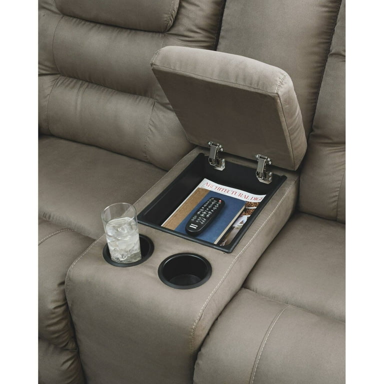 Signature Design by Ashley McCade Reclining Loveseat with Console