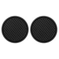 thumbnail image 2 of BE 2x Car Cup Holder Anti Slip Insert Coasters Pads Mats Interior Accessories Black V4T3, 2 of 5