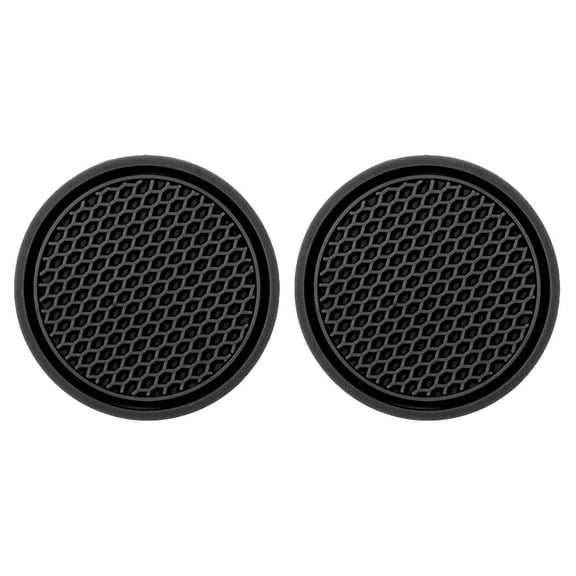 Car Anti-Slip Cup Holder Coasters - Set of 2 Auto Interior Mats κж K7I1