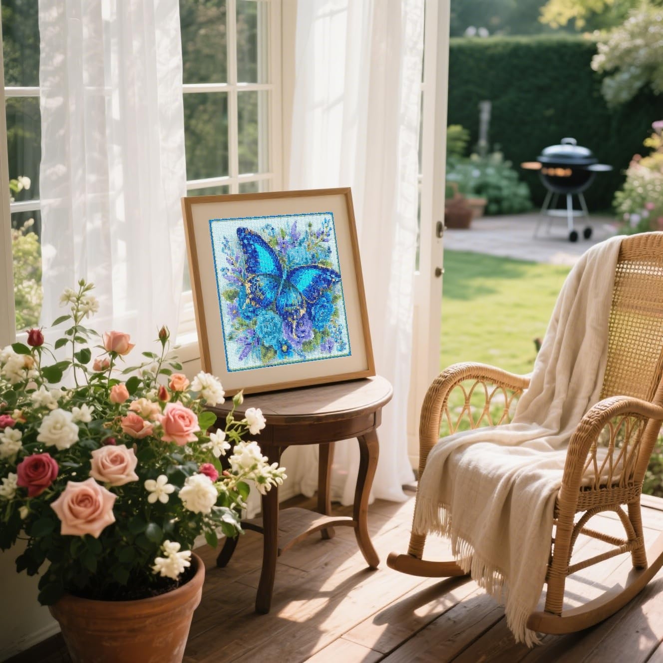 Adult Glowing Tree of Life Diamond Art Kit - 5D Diamond Painting Kit for Beginners - DIY Full Diamond Dots Gem Art Paint for Home Wall Decoration 16 x 16 Inch Unframed