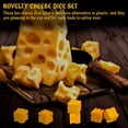 thumbnail image 3 of LinenLoon DND Cheese D6 Dice 3D Printed Set of 6PCS Polyhedral Food Themed Six Sided Dice Great for Dungeons and Dragons. Pathfinder. Tabletop RPG. MTG Game, 3 of 5