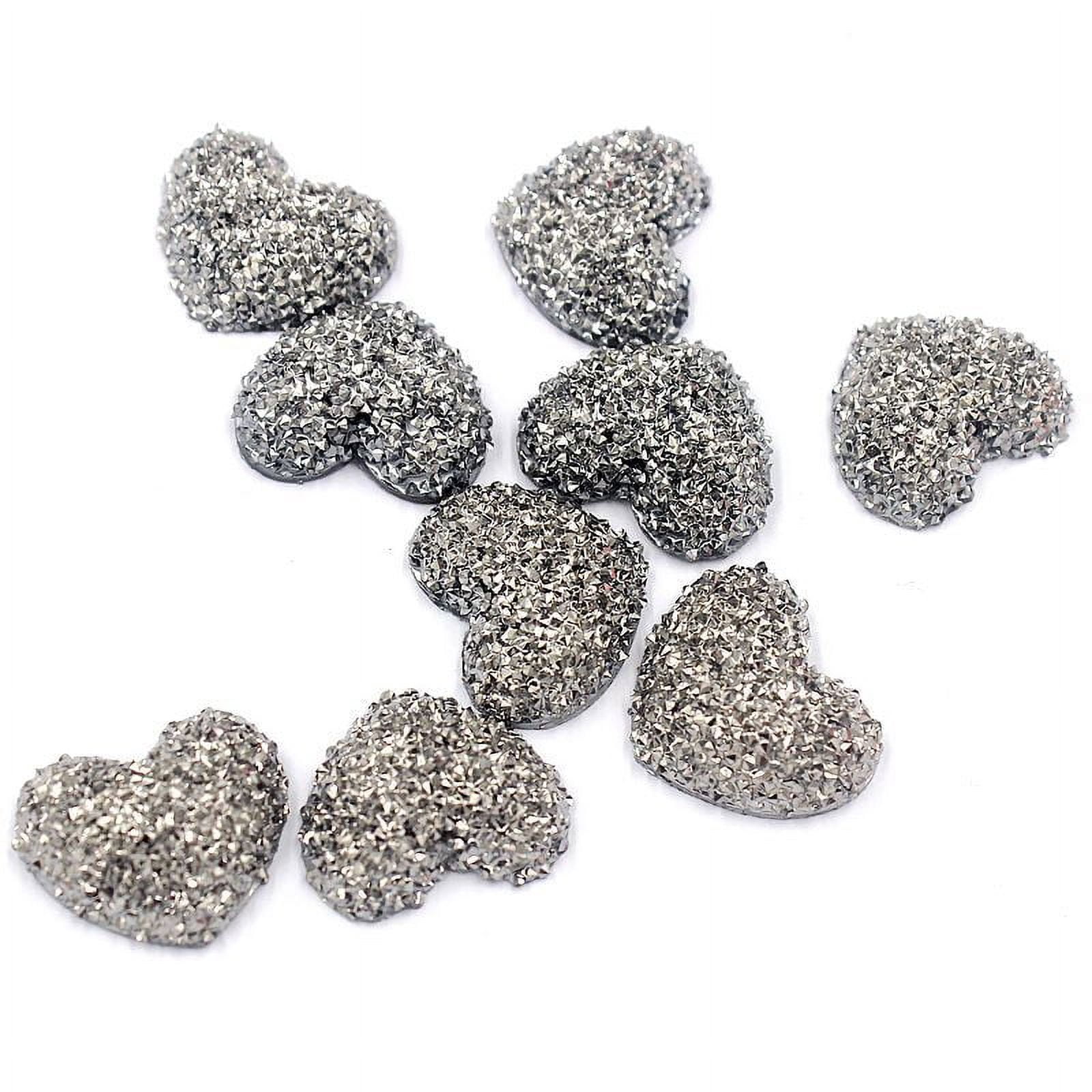 Love Resin Rhinestone Manicure Decoration Flat Back Imitation Natural Nail Art Nail Rhinestones 200pcs
