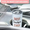 thumbnail image 3 of Teachers Gifts - Appreciation Week Gifts for Women Teacher - 20oz Best Teacher Ever Pink Skinny Tumbler for Daycare Teacher - Cute Gifts for Birthday Teachers Day Christmas, 1 Piece, 3 of 6
