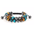 thumbnail image 1 of Buena Suerte Pulsera Joyeria  Wünd Obsidiana Hematita Ojo De Tigre, 1 of 5