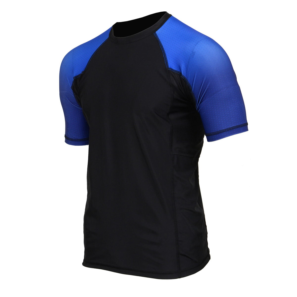 Vali Mens Sencial Rash Guard Compression Shirt Short Sleeve For MMA BJJ Surfing 