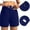 Navy, variant on Zynoxe Hiking Shorts Women Multi-Pockets Straight-Leg Outdoor Cargo Shorts Casual Solid Color Workout Athletic Shorts S