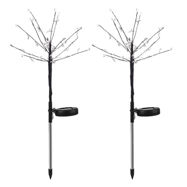 Luces de estaca de jardín Luces LED para jardín - para Lámpara decorativa de estrella con energía solar para patio trasero, porche, para césped - Magideal Luces de estaca de jardín