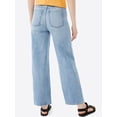 thumbnail image 2 of Free Assembly Women's Cropped Wide Straight Jeans, 2 of 7