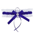 thumbnail image 3 of Elegant Wedding Garter for Bride with Lace Rhinestones - Bridal Accessory for, 3 of 3