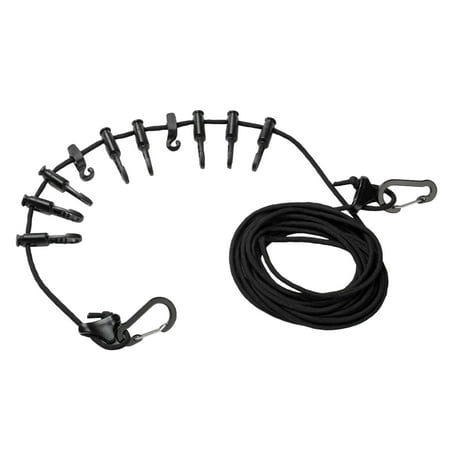

Outdoor Portable Travel Bungee Clothesline Elastic Clothesline Adjustable Lanyard Clothespin Canopy Hanging Rope 5M