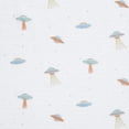 thumbnail image 3 of aden + anais Essentials, Cotton Muslin Swaddle Blanket, Space Explorers, Boys, Infants, 4-Pack, 3 of 6
