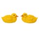 thumbnail image 1 of 2pcs Duck Statue Simulation Innovative Cute Hand Painted Mini Resin Duck Figure for Garden Patio Office Car, 1 of 5