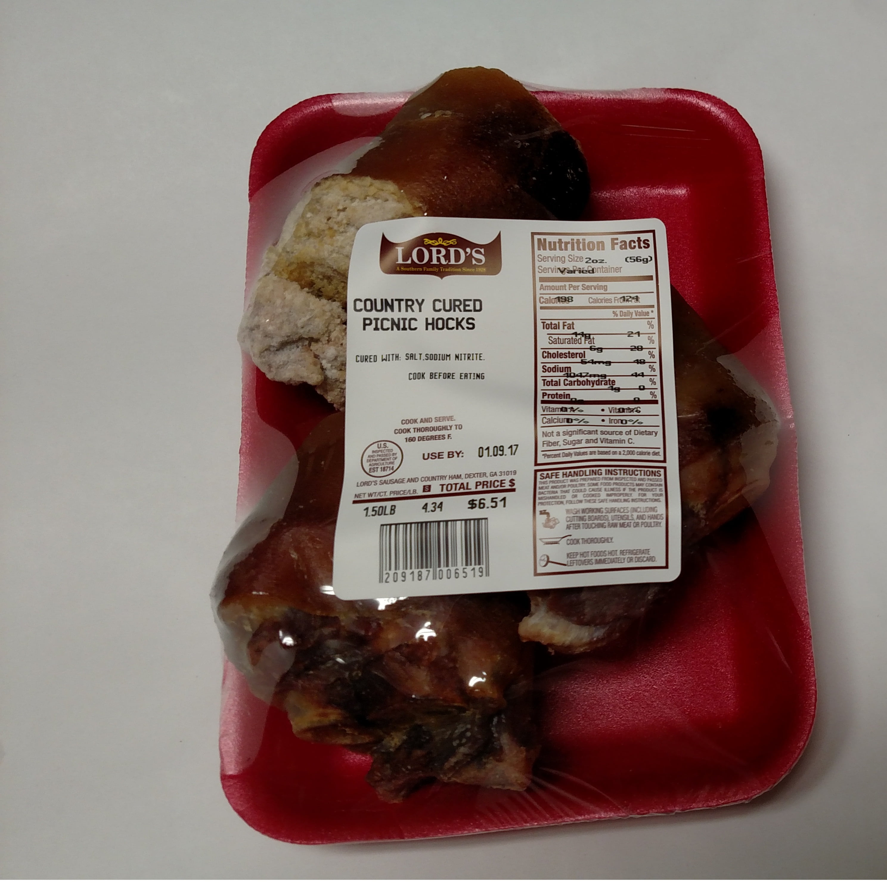 Lords Lord's Ham Picnic Hocks