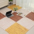 thumbnail image 3 of Home Floor Mat Carpet Blanket Exercise Gym Bathroom EVA Rug Kid Play Crawling Wood Pattern Foam Carpet, 3 of 9