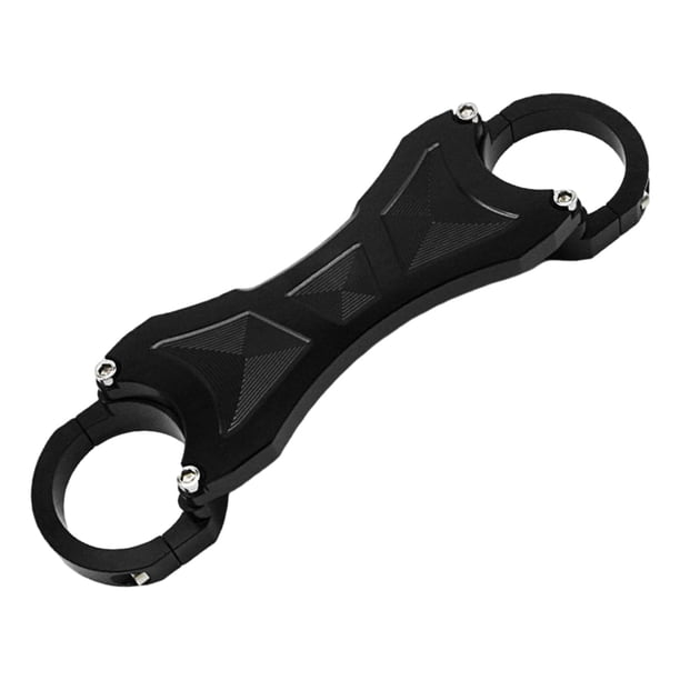 Soporte de Amortiguador Baoblaze CNC Horquilla Delantera Trasera de Aleación de Aluminio Negro Apto 400 300 2017-2020