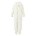 thumbnail image 6 of Womens Onesie Pajamas,Winter Warm Hooded Jumpsuit Loungewear Zip Up Sleepwear Plus Size, 6 of 6