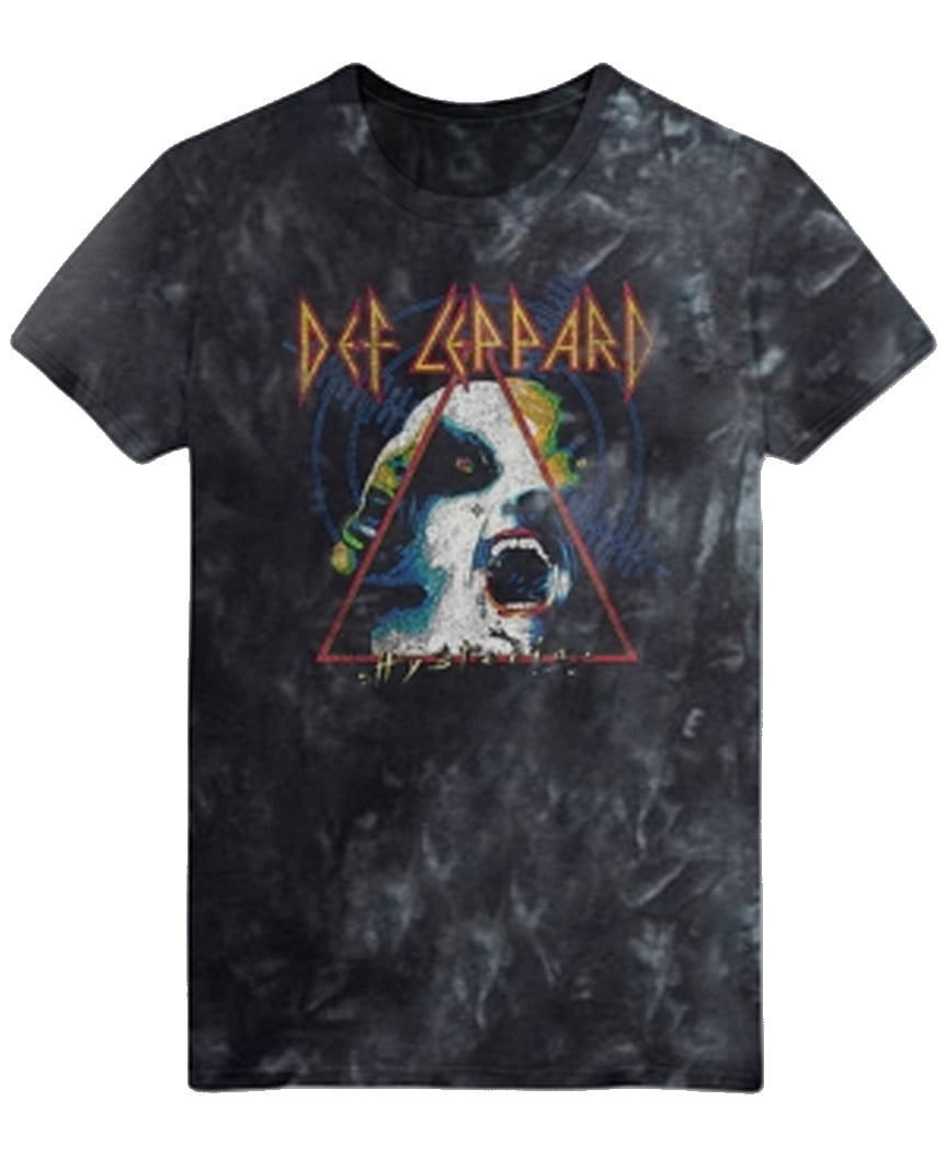 Def Leppard T-Shirts - Mens T-Shirt Small Crewneck Tie-Dye Scream Tee S ...