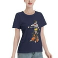 thumbnail image 2 of Women's Basic Short Sleeve T-Shirt Naruto Naruto Sasuke, 2 of 6