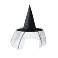 thumbnail image 2 of Halloween Pointed Witch Hat, Lightweight Wizard Headwear Accessory, Ideal for Halloween Themed Parties, Evening Gathering, Photo Shoot, Festival Outfit and Holiday Dress Up Supplies E, 2 of 10