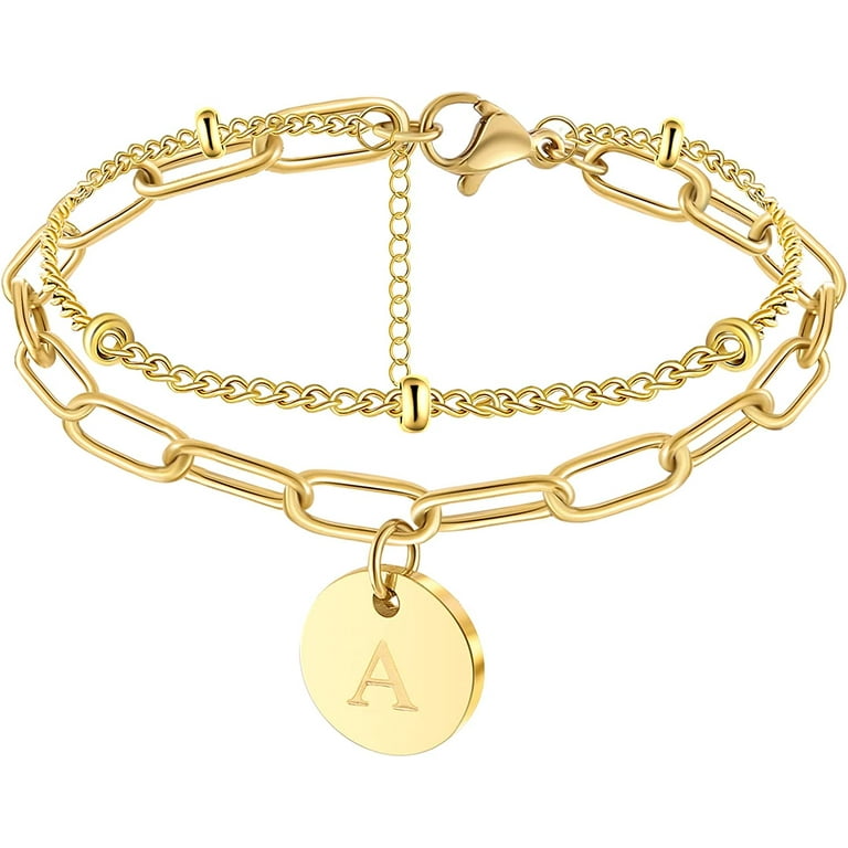 Initial bracelets shop for her