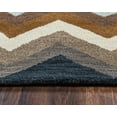 thumbnail image 2 of Gatney Rugs Wildcat Area Rug TL9147 Multi Angles Chevron 9' x 12' Rectangle, 2 of 3