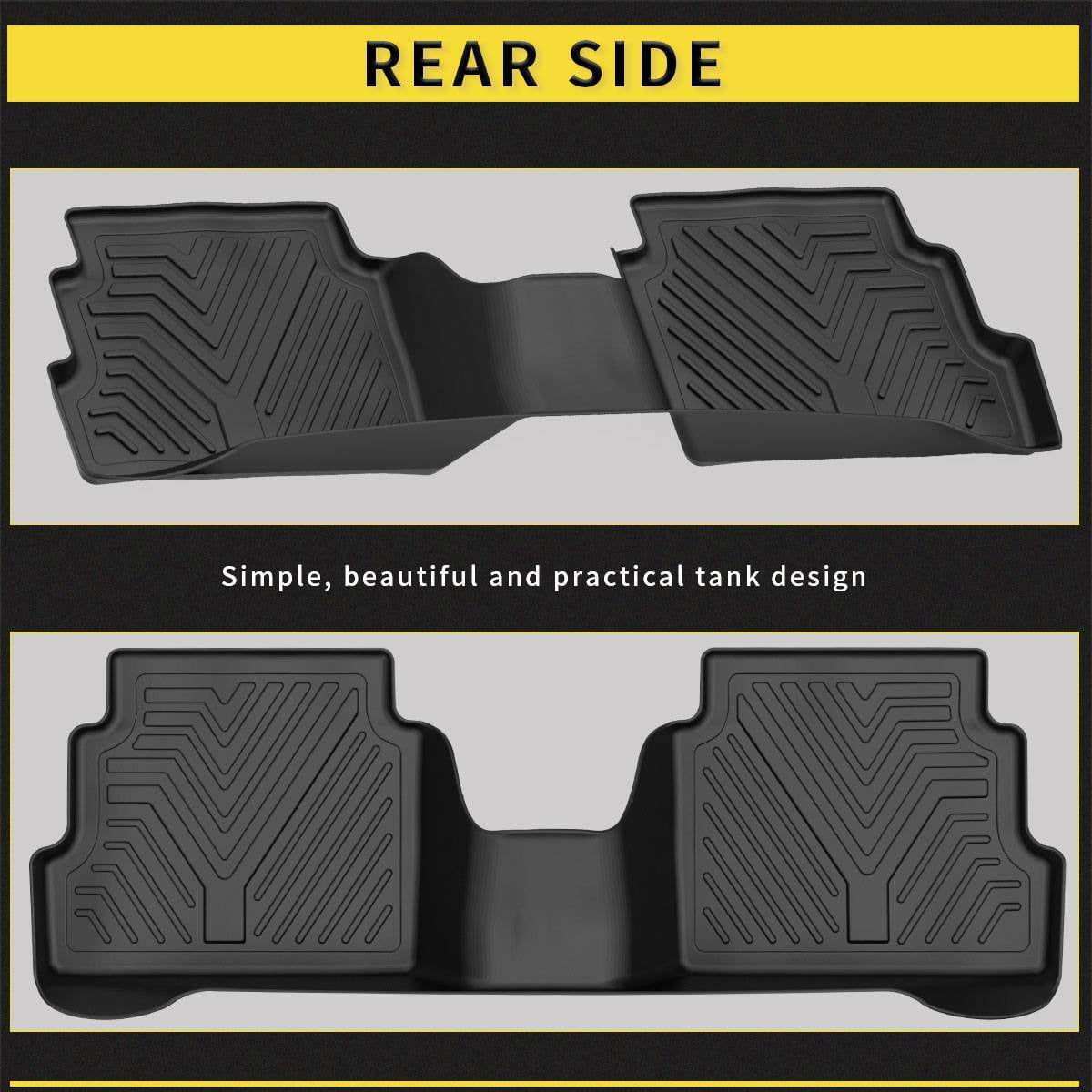 RVNI Floor Mats For 2017-2023 2024 Mazda CX-5 All Weather Liners Full Rubber Front and Rear 3-Piece Set