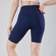 thumbnail image 4 of Pantalones Cortos para Hombre Cintura Elástica con Bolsillos Casual Cintura Alta Levantado Nalgas Ajustado Deportes Correr Medio Pantalones Cortos, 4 of 6