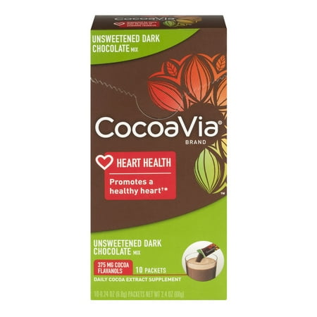 cocoavia chocolate Heart Chocolate CocoaVia Mix Dark Brand Health Unsweetened