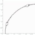 thumbnail image 3 of 14k White Gold Polished Anklet, 3 of 4