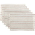 thumbnail image 3 of VHC Brands Harvest & Thanksgiving Farmhouse Tabletop & Kitchen-Charley Tan Placemat Set of 6, Set 12x18, Rust, 3 of 5