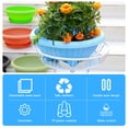 thumbnail image 2 of Weiweiguan 2 Sets Hanging Flowerpot Fence Railing Wall Hanging Planter Plant Container, 2 of 6
