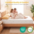 thumbnail image 4 of Beddle 10 inches Queen Size Memory Foam Mattress,Gel Mattress in a Box Medium Firm for Pressure Relief, 4 of 9