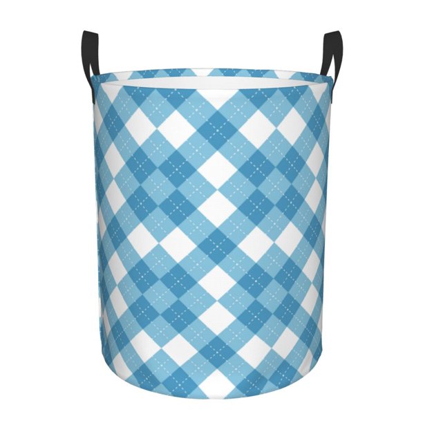 ZNDUO Round Laundry Basket, Waterproof Collapsible Laundry Baskets with