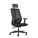 thumbnail image 3 of Silla Oficina One Con Cabecero Negro, 3 of 9