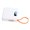 White, variant on Portable 3Slot Flat Top Battery Holder Detachable Structure Digital Power Display Easy Assembly Case