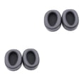 thumbnail image 1 of Kearding Almohadillas para los oídos Auriculares Almohadillas para los oídos Reemplazo profesional de auriculares transpirables para Gris oscuro 2Conjunto, 1 of 6