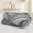 Silver, variant on Moonlight20015 Fleece Blanket Soft Microplush Lightweight Thick and Warm Cozy Comforter, Twin (60x80) Silver