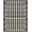 Black And White, Pattern 7, variant on ODIKA Geometric Contemporary Interlocking Arch Abstract Mid Century Non-Slip Chair-Friendly for Home Office, Gaming Room, Under Desk