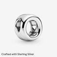 thumbnail image 4 of Charm Pandora Letra O Alfabeto en Plata de Ley con Caja, 4 of 7