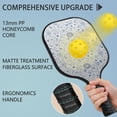 thumbnail image 2 of Pickleball Paddles Set,Pioneer Flower Floral Print Pattern Fiberglass Surface Pickleball Racket Set with 2 Indoor Outdoor Pickleball Balls and Pickleball Bag,Pickle-ball Equipment, 2 of 6