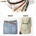 thumbnail image 4 of Women Skinny Leather Belt,Thin Waist Belt for Dresses Pants Jeans, 4 of 5