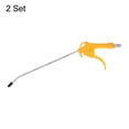 thumbnail image 3 of Uxcell 2pcs Air Blow Gun High Pressure Dust Blower Gun with 11 Inch Long Angled Nozzle 130mm Handle, Yellow, 3 of 5