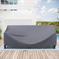 thumbnail image 2 of PARKWELL Patio Furniture Covers Waterproof,Outdoor 3-seater Sofa Cover,Outside Table and Chair Covers,Heavy Duty 600D Tough Oxford Cover Grey 83L x 34W x 28H inch, 2 of 11