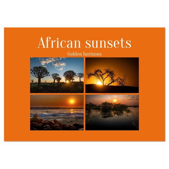 African Sunsets (Monthly Wall Calendar 2026 11.7 x 16.5 (open)), CALVENDO 14 Month Calendar