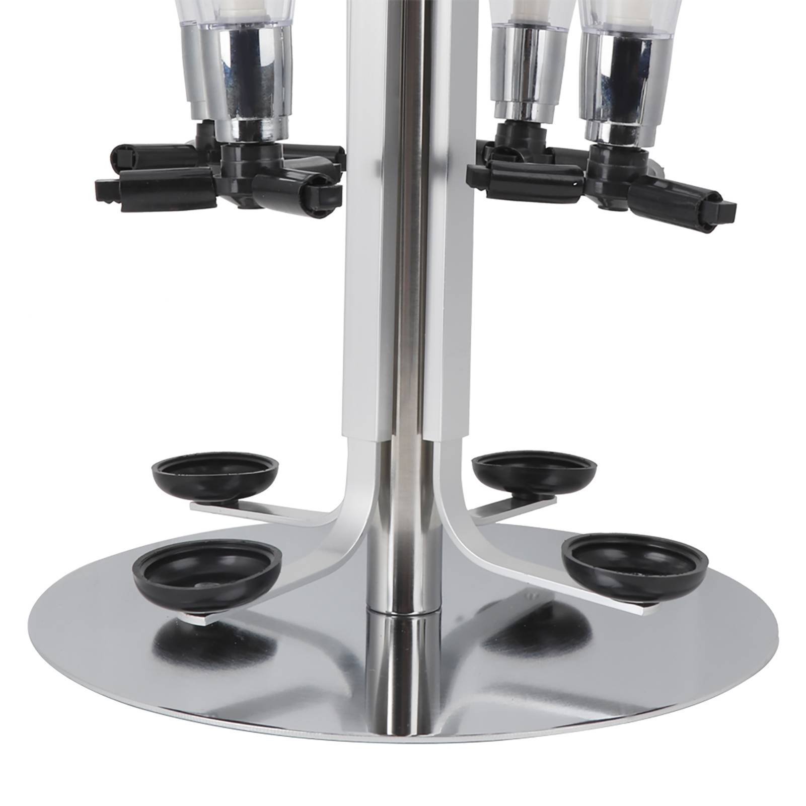 4Bottle Rotated Mounted Holder Wine Liquor Dispenser Alcohol Drink Shot