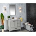 thumbnail image 6 of Nera Collection 36'' Gray Bathroom Vanity with Quartz Countertop and Sink, 6 of 10