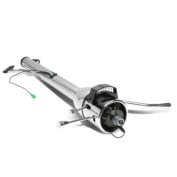 DNA Motoring SC-AT809-21828 For 1955 to 1959 Chevy GM Hot Rod Chrome 28" Long Tilt Automatic Style Steering Column Shifter 56 57 58